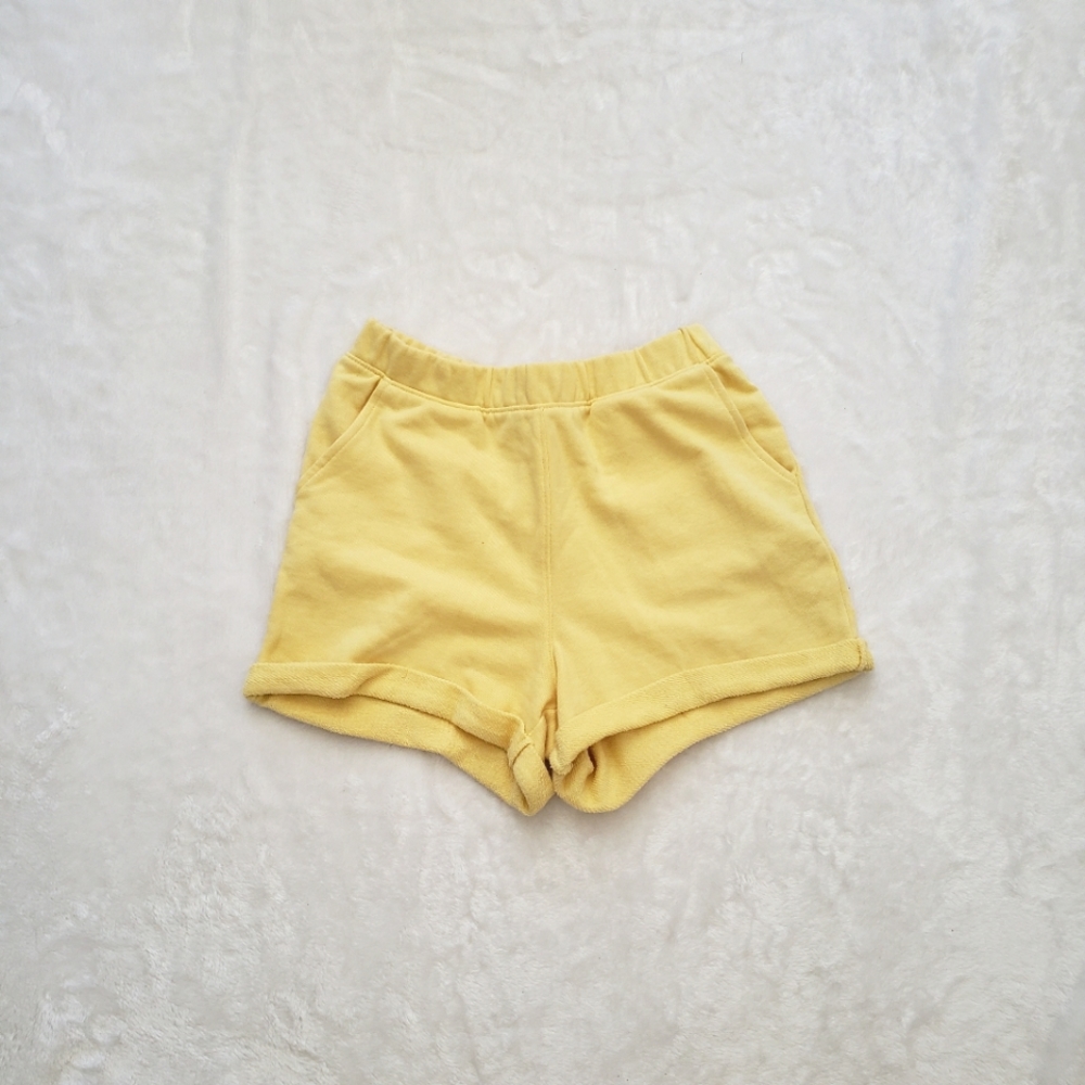 Forever 21 Yellow High Waist Shorts